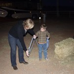 4 year old Curtis teaches T how to rope